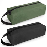 Set di attrezzi portatile multifunzionale - Taschi impermeabili - 2 pezzi - Nero/Verde - Progettazione compatta - Set di attrezzi portatile
