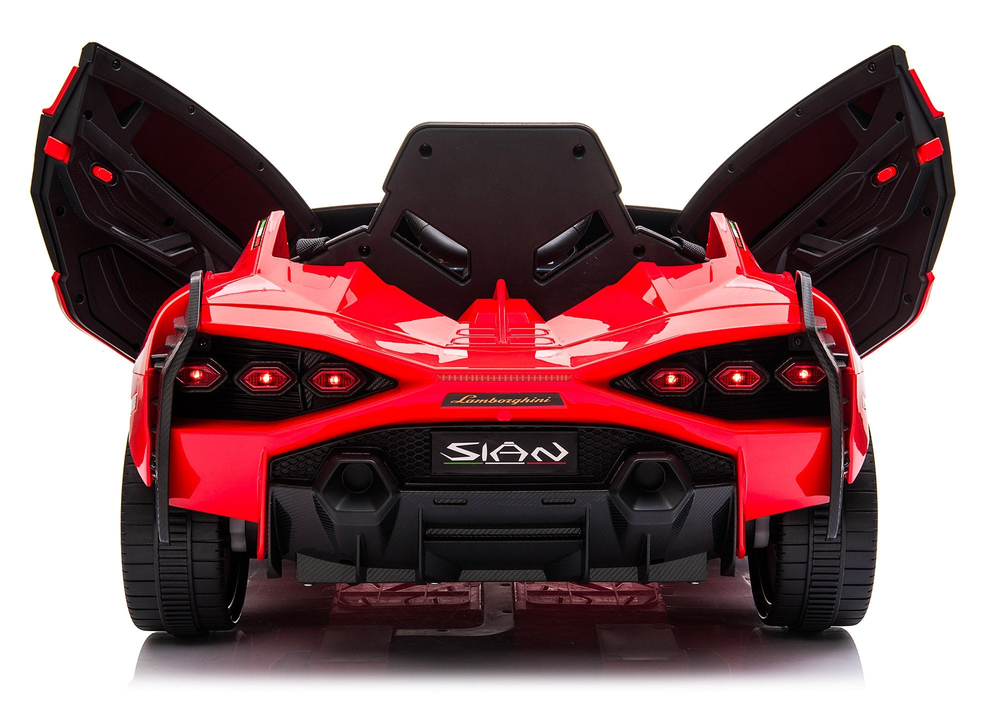 Macchina Elettrica per Bambini 12V con Licenza Lamborghini Sian FKP 37 Rossa