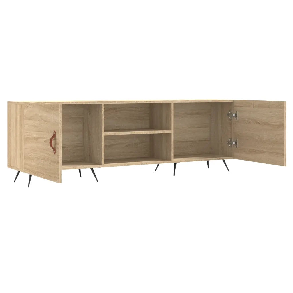 vidaXL Mobile Porta TV Rovere Sonoma 150x30x50 cm in Legno Multistrato