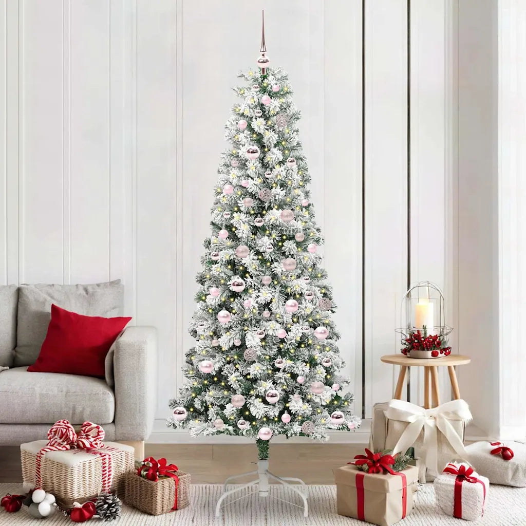 Albero di Natale Artificiale con Rami Pieghevoli 210 cm 3395606