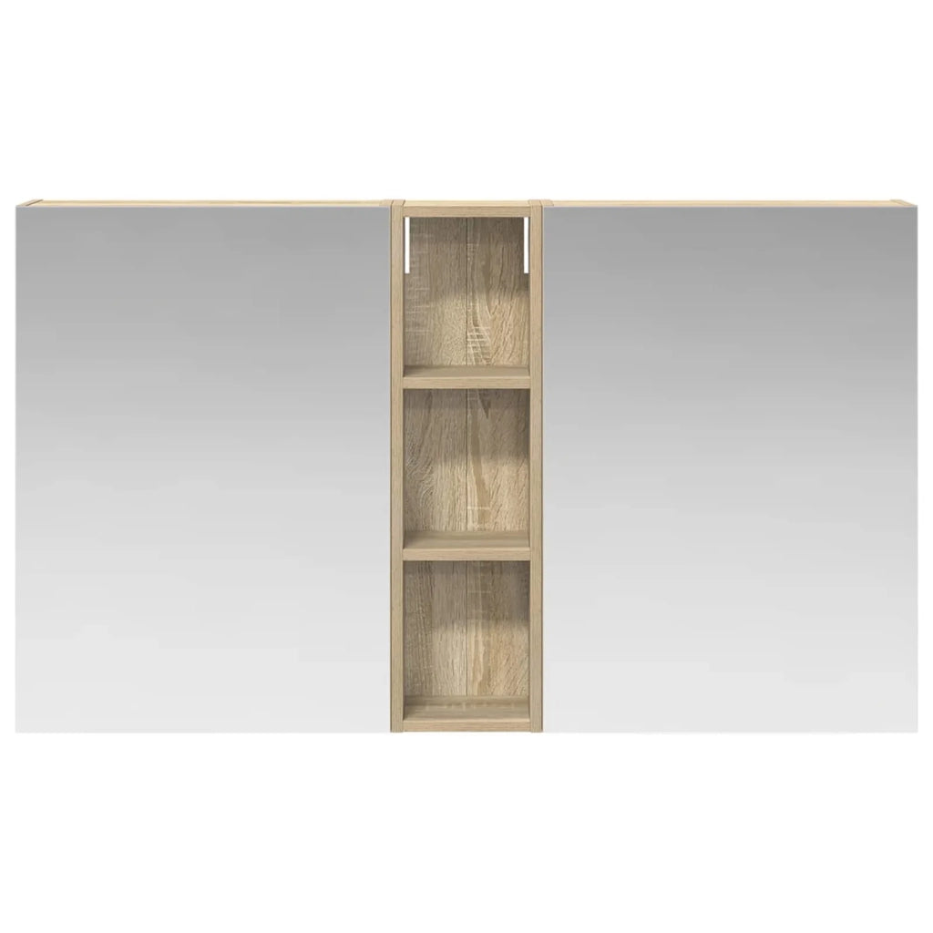 Set di Armadi da Bagno con lo scaffale 3 pcs 120 x 14,5 x 70 cm 3403746