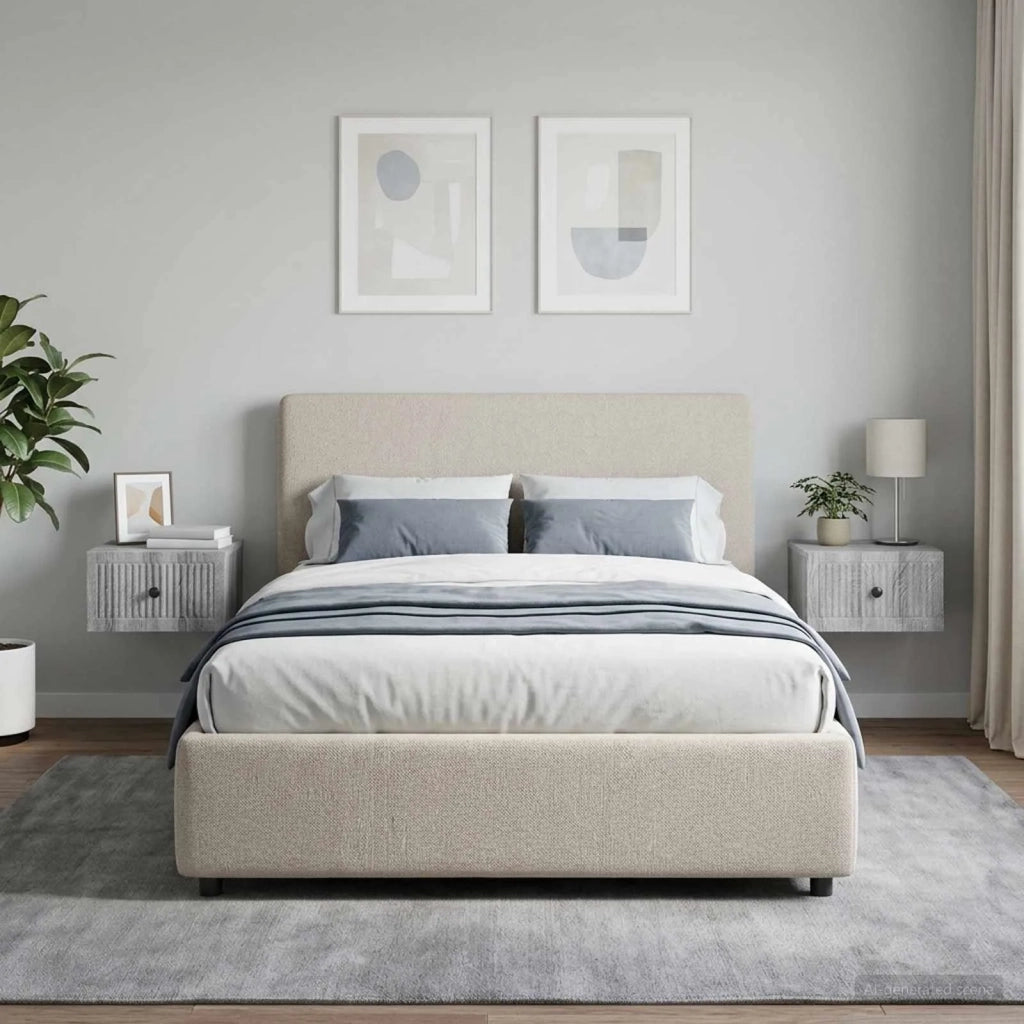 Mobiletto da notte a muro 2 pcs Grigio Sonoma 33 x 34,5 x 20 cm 897928