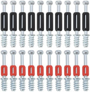 Meubelverbinding - 200 Stuks - Rood e Nero - Schroeffi per Mobili - Adatto per Cassetti - 200PCS Set