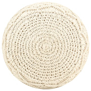 Pouf Lavorato a Mano in Macramé 45x30 cm in Cotone 324001