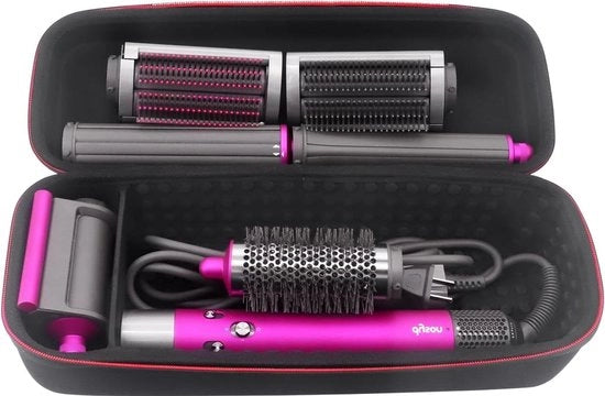 Cassetta di protezione per accessori Dyson Airwrap Styler, impermeabile, in EVA dura e shockresistente, con tasca per accessori - Grigio