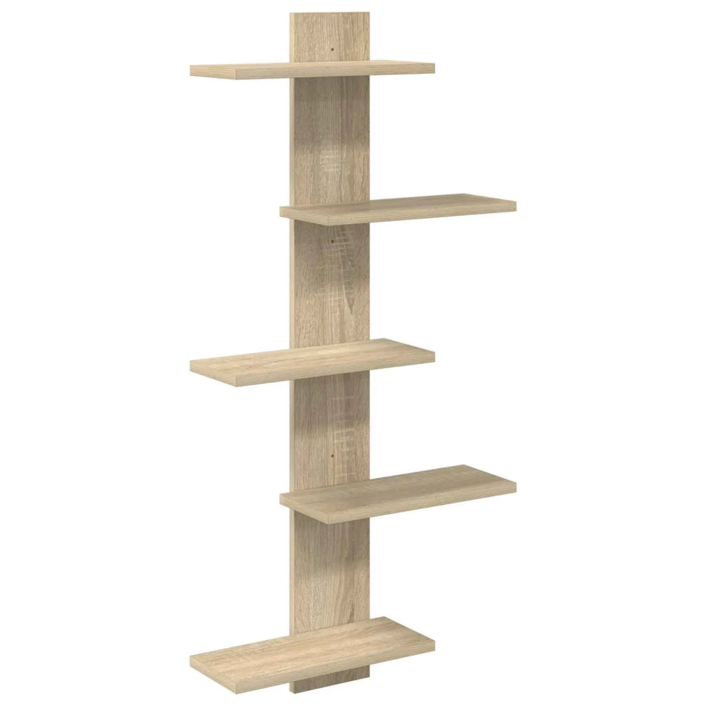 Mensola a muro flottante Rovere Sonoma 48,5 x 15 x 101 cm 8012198