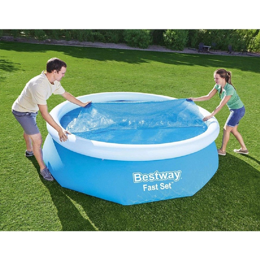 Trade Shop - Telo Termico Rotondo Copertura Solare Per Piscine Fuori Terra Da 305 Cm 58241 -