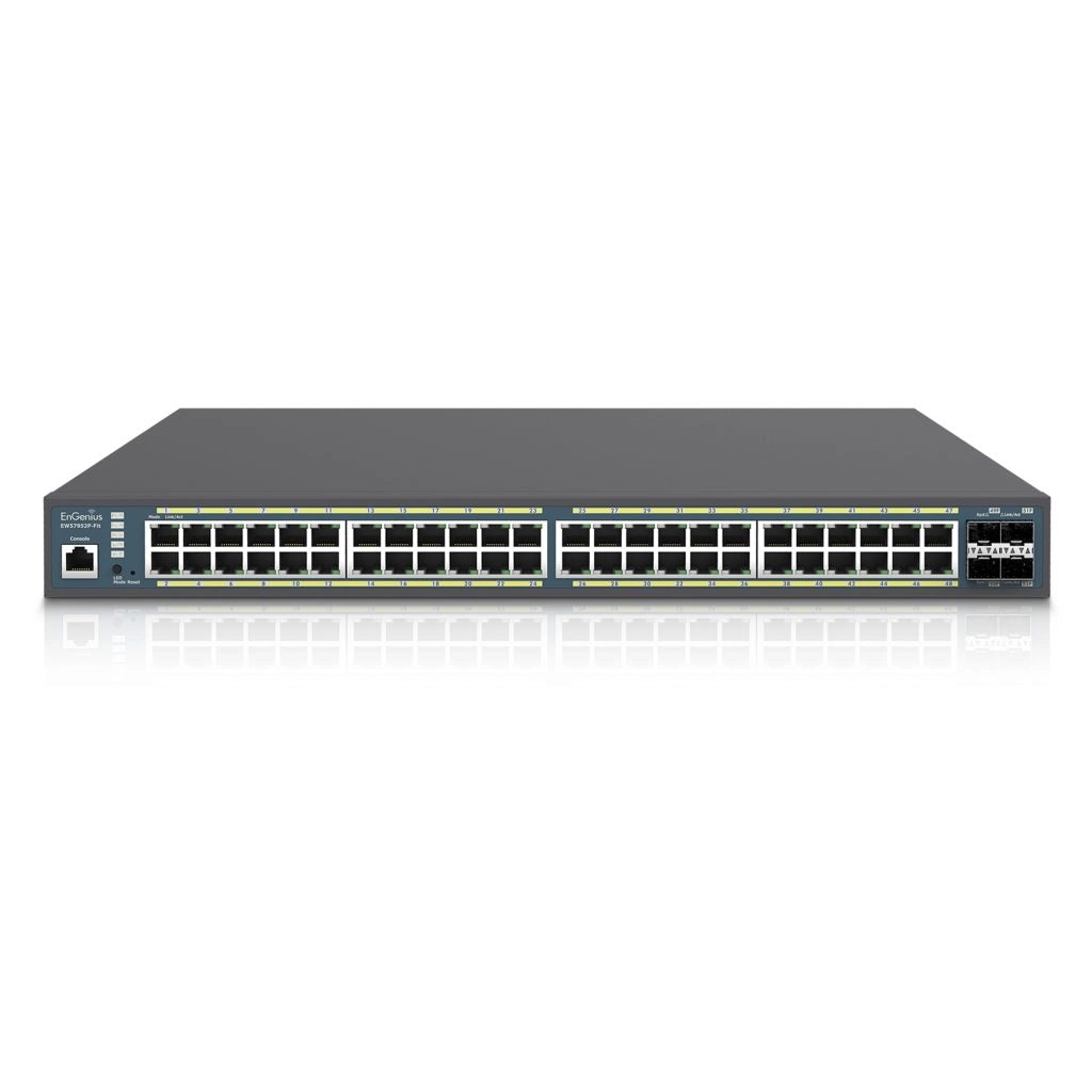 Engenius ews7952p-fit switch di rete gestito l2/l3 gigabit ethernet (10/100/1000) supporto power over ethernet (poe) grigio