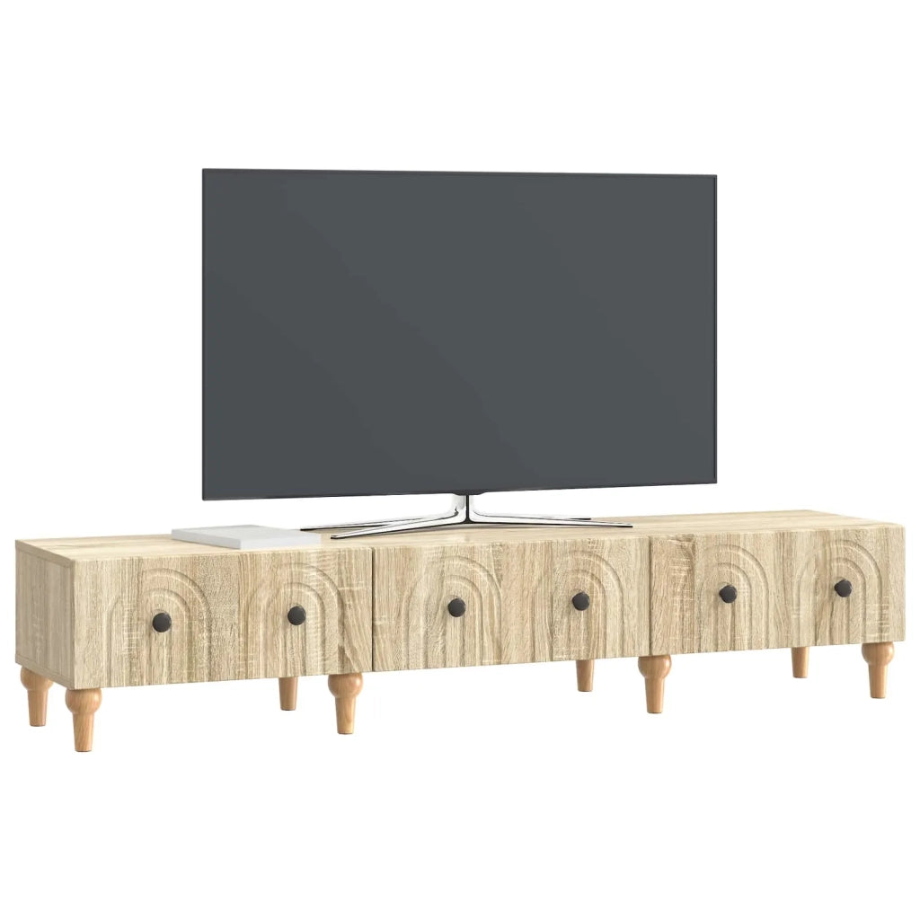 Mobile TV Rovere Sonoma 147 x 34,5 x 30 cm Legno ingegnerizzato 894247