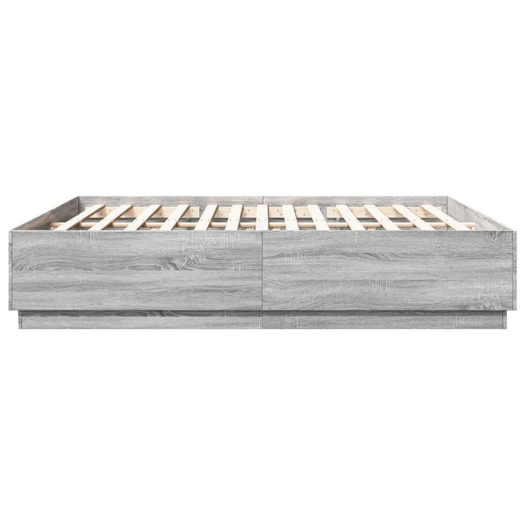Giroletto Grigio Sonoma 180x200 cm in Legno Multistrato 3209686