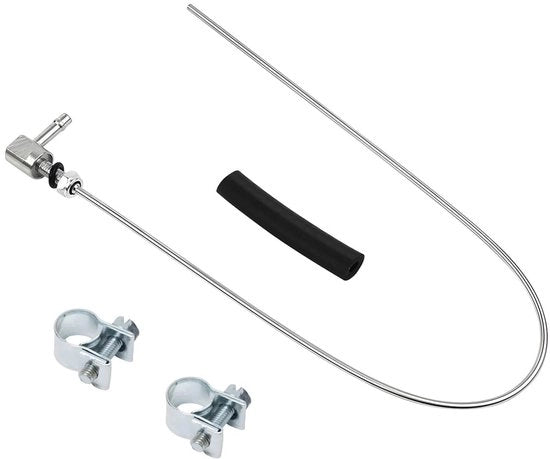 Tankontnemer con tubo di 45 cm - Slang di alimentazione - Tubo di alimentazione - Morsetto di tubo - Resistente alla corrosione - Adatto per serbatoio di carburante
