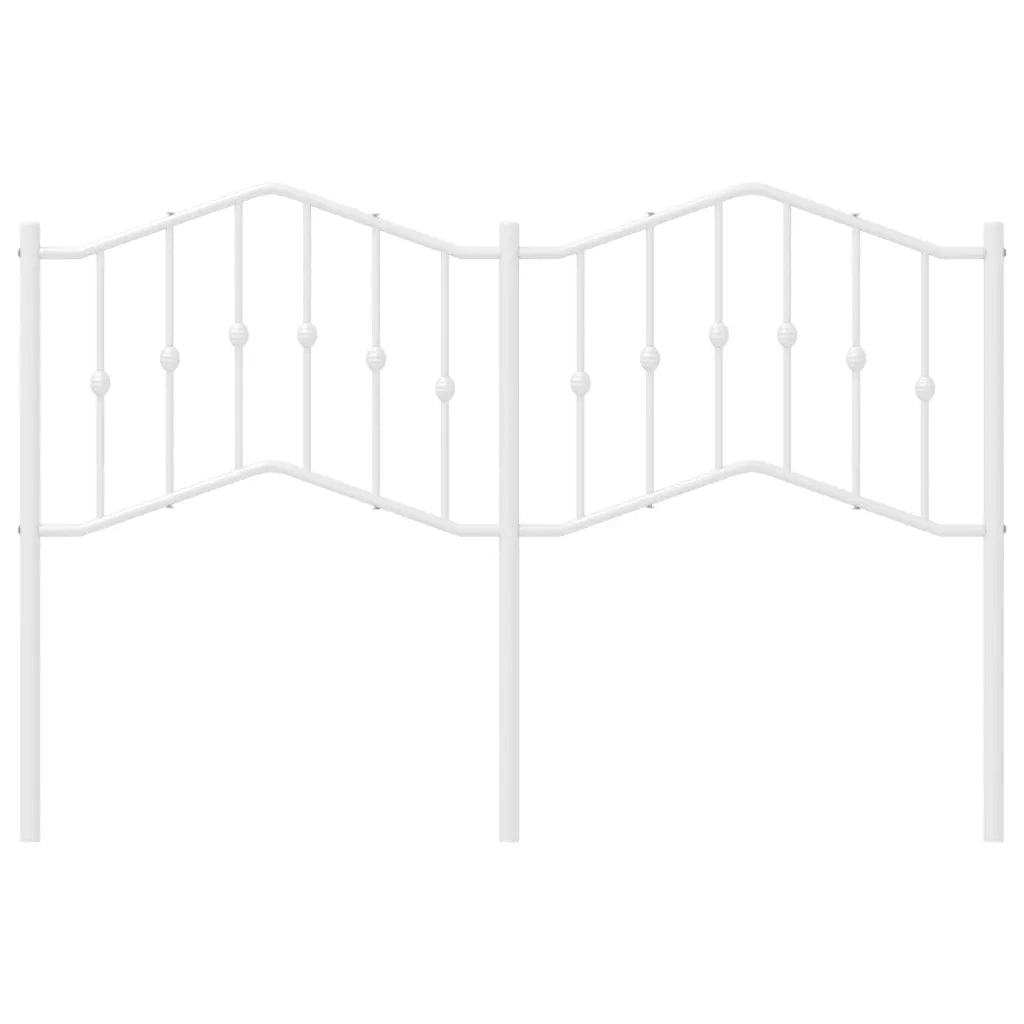 Testiera di Ricambio in Metallo Bianco 135 cm 373870