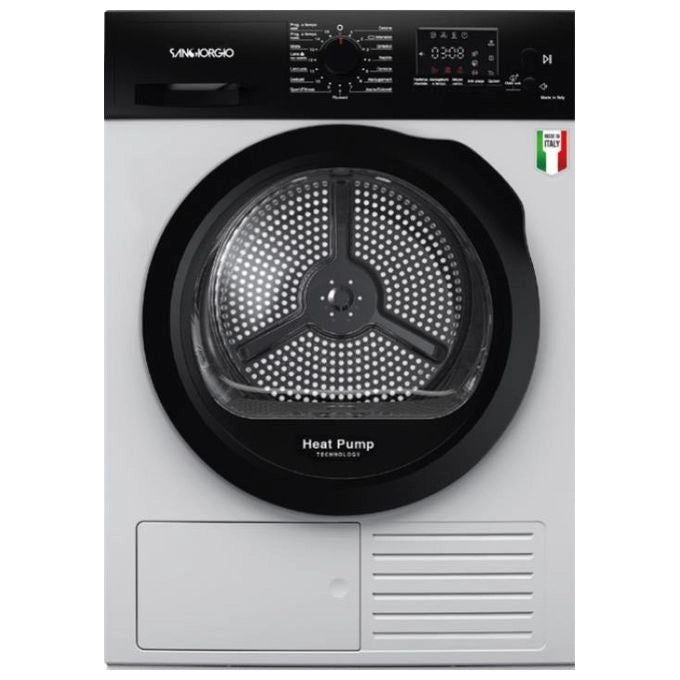 SanGiorgio SDR9I asciugatrice Libera installazione Caricamento frontale 9 kg Bianco