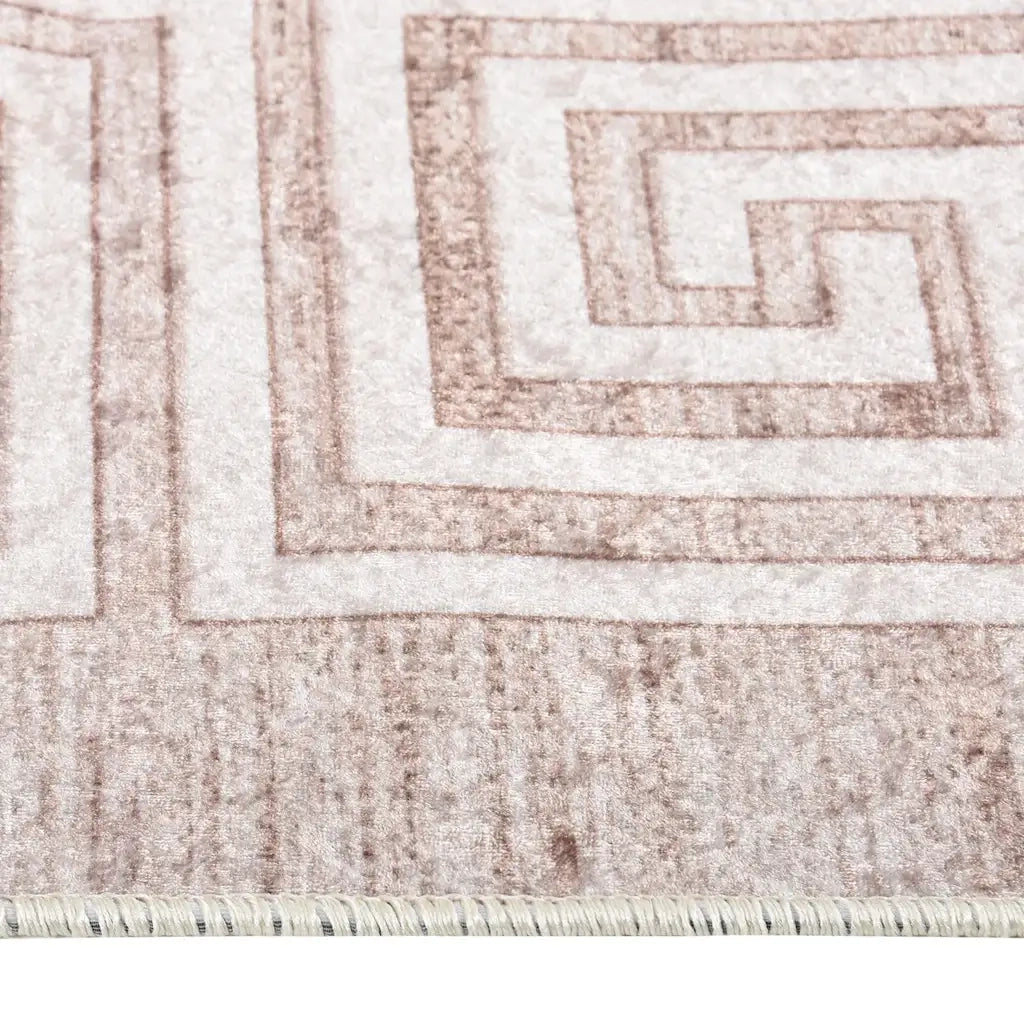 Tappeto Lavabile 80x150 cm Beige 337940