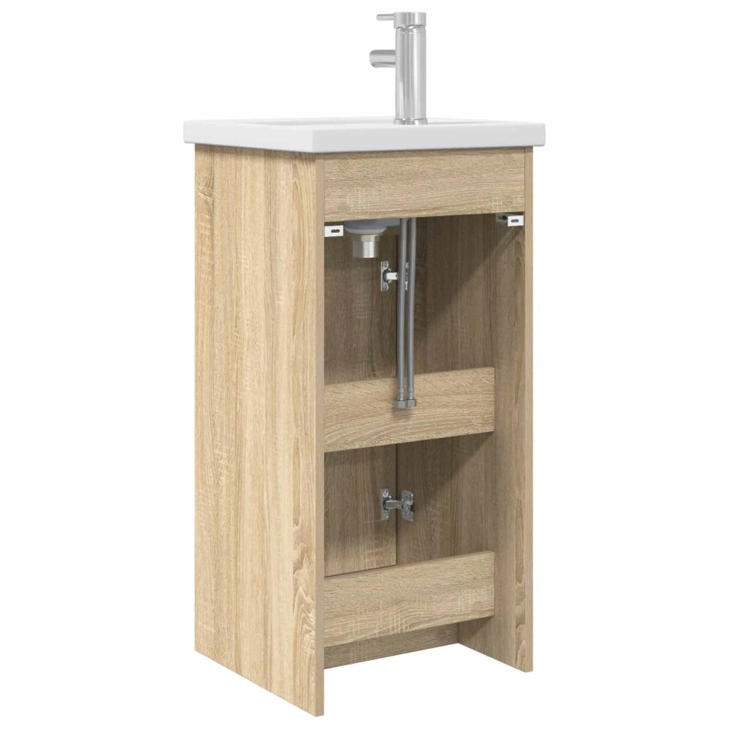 Mobile da bagno con lavabo Rovere Sonoma 42 x 40 x 84,5 cm 890770