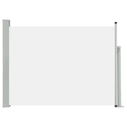 Tenda da sole laterale retrattile/schermo privacy per patio giardino terrazza balcone 120 x 500 cm crema 02_0007223