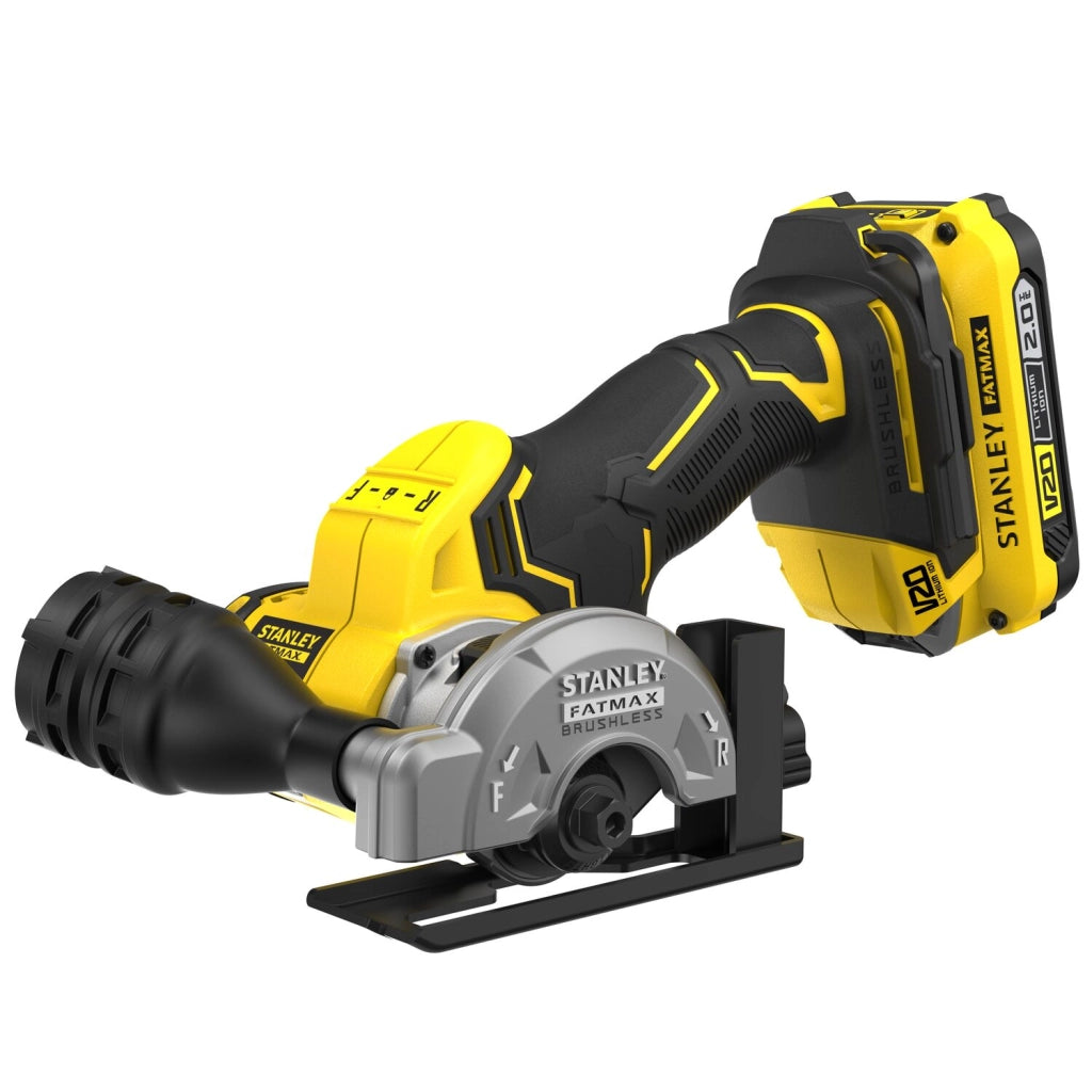 Stanley Fatmax SFMCM300D2‑QW – Mini sega circolare brushless 75 mm 18 V V20