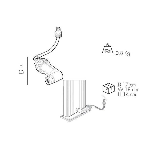 Filtro Anticalcare Specifico Per Docce Arkema Cv-D150