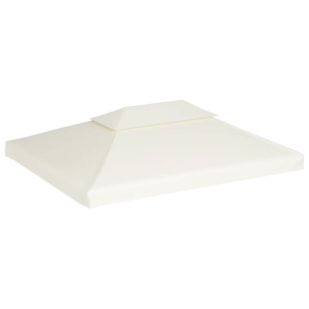 Telo di Ricambio per Gazebo 310g/m² Bianco Crema 3x4m 40880