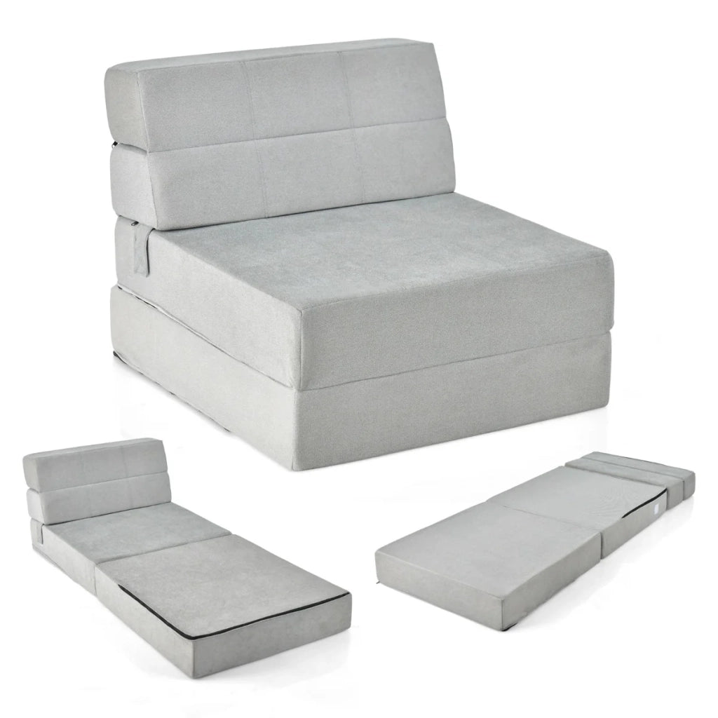 Materasso per letto pieghevole 190 x 71 x 15 cm comfort ottimale rivestimento lavabile design moderno schiuma grigia 20_0012677