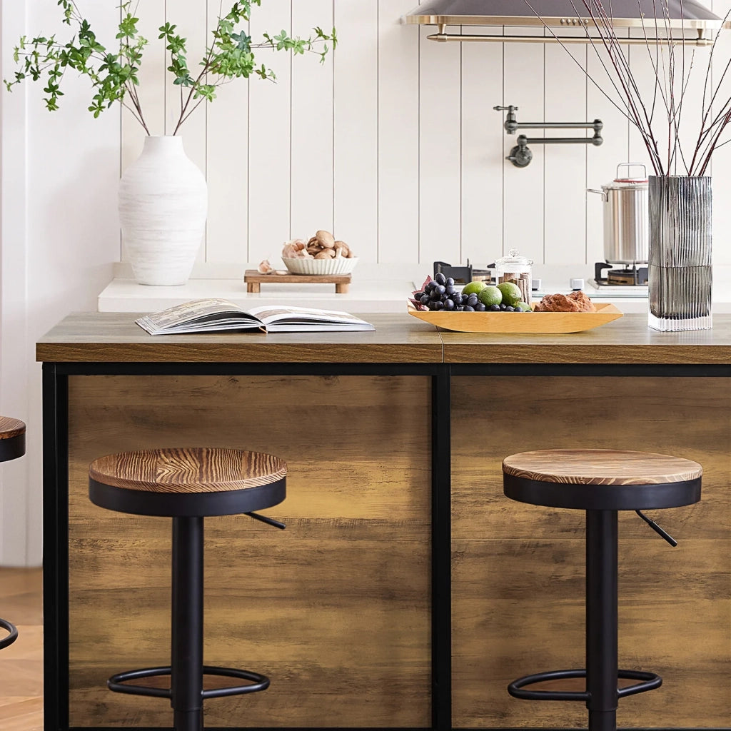 Isola cucina Mobile da cucina autoportante Credenza Tavolo da bar design industriale 170x60x89cm KNL01-F