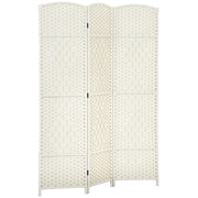 Paravento in legno 3 ante ¨C zephmum ¨C bianco 135x180 cm