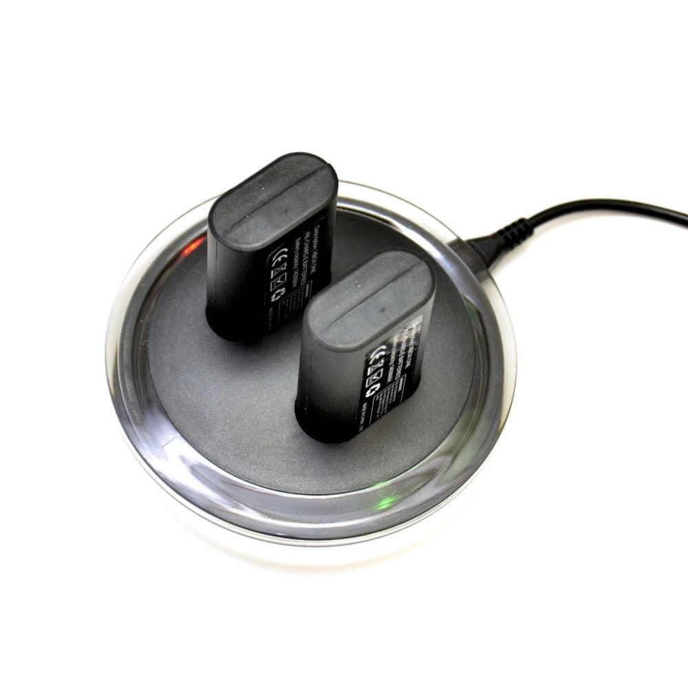 Trade Shop - 2x Batteria Ricaricabile + Di Ricarica Dock Stazione Per Xbox One Joystick -