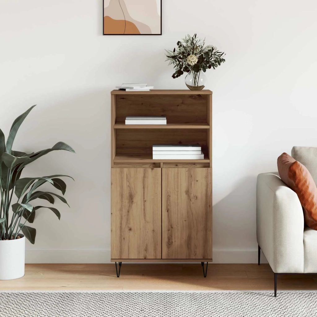 Credenza Marrone 60 x 36 x 110 cm Legno multistrato 879620