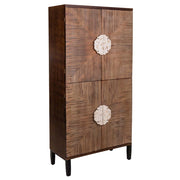 Armadio in legno marrone 86x41x180h