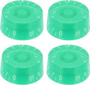Impostazione sonora elettrica per chitarra - 4 interruttori - Verde - Regolazione volume e tono - Sostituzione parti chitarra - 3,5 x 1,14 cm - Set da 4 pezzi