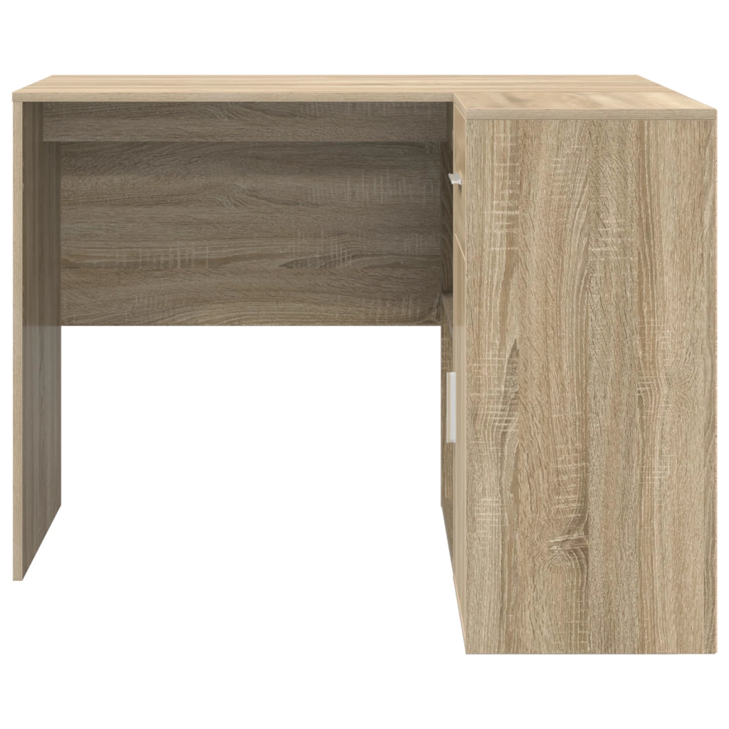 Scrivania Angolare Rovere di Sonoma 102x88x75 cm Legno Ingegnerizzato