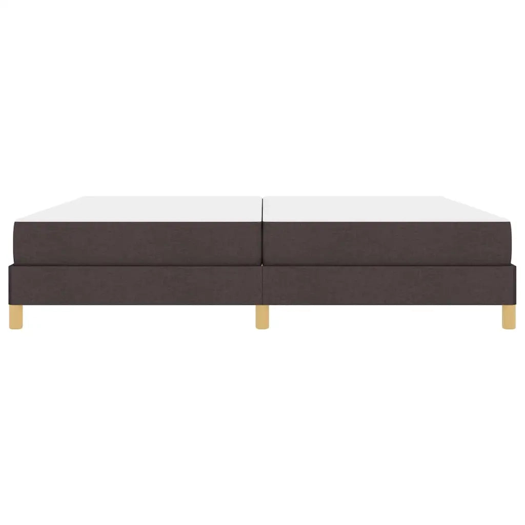 vidaXL Letto a molle Marrone 200 x 200 cm