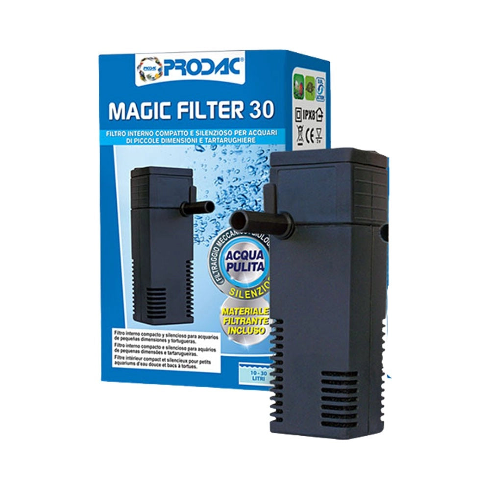 Prodac Magic Filter 30 - Filtro Interno Completo di Spray Bar per Acquari da 10-30 Litri