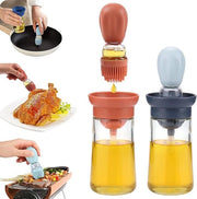 Oliodispenser 2 in 1 per cucina, insalata e barbecue - 2 pezzi - 180 ml