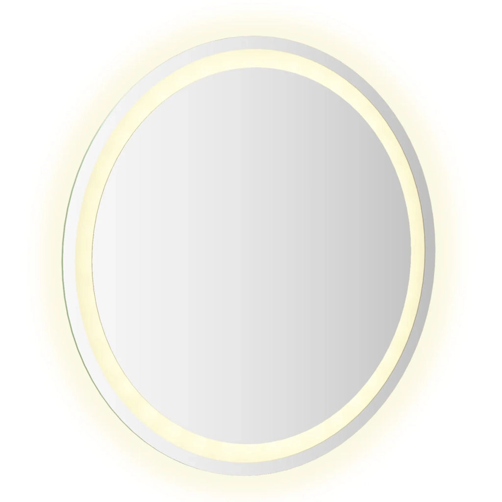Specchio da bagno LED Trasparente Ø 60 cm vetro temperato 42045847