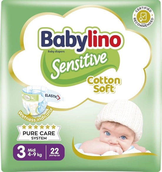 Lavaggi intimi per bambini da 3 anni, peso 4-9 kg, con 22 pezzi