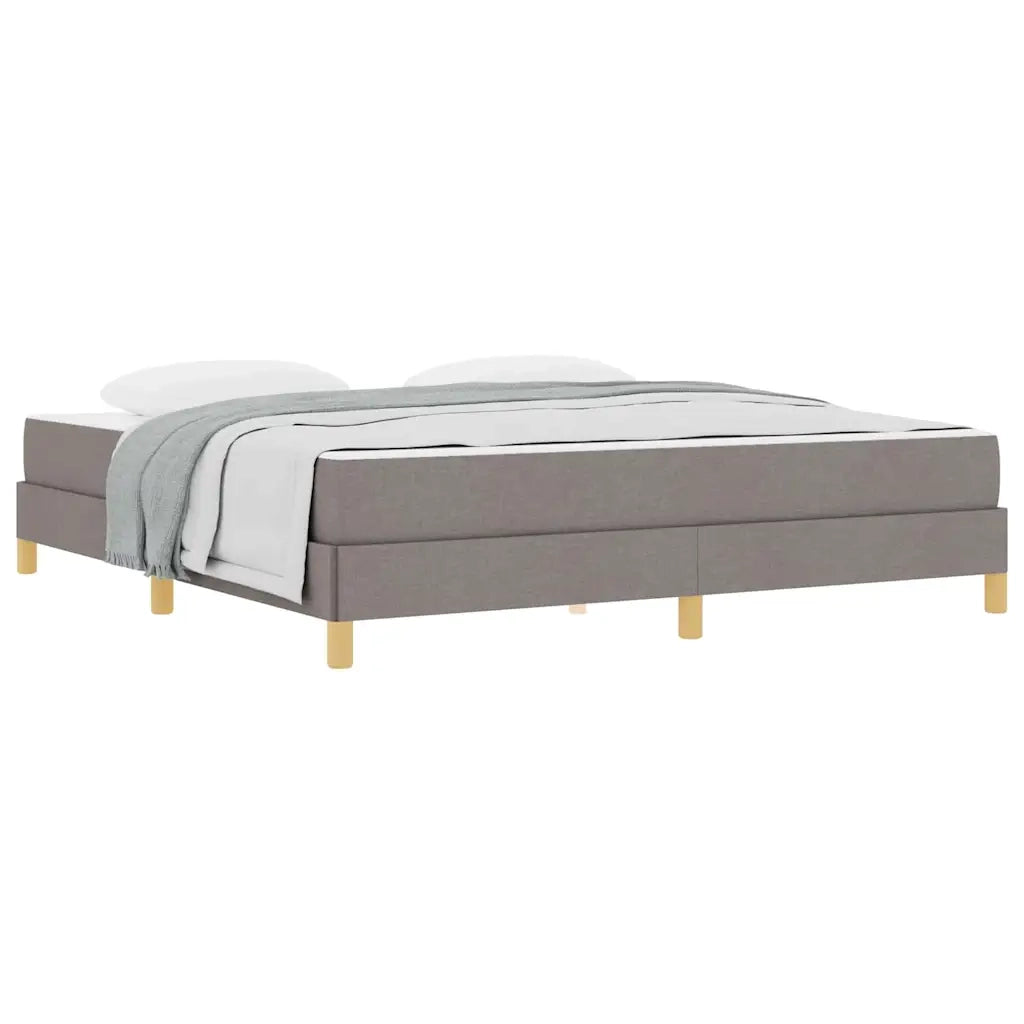 vidaXL Letto a molle Tortora e Marrone 180 x 200 cm