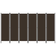 Paravento a 6 Pannelli Marrone 300x180 cmcod mxl 121204
