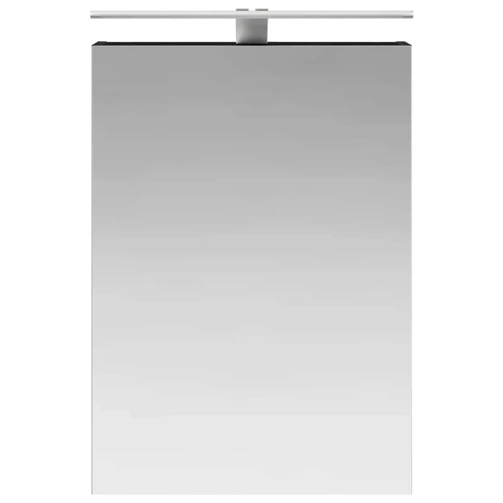 Mobiletto per specchio da bagno Rovere Nero 50 x 14,5 x 70 cm 889048