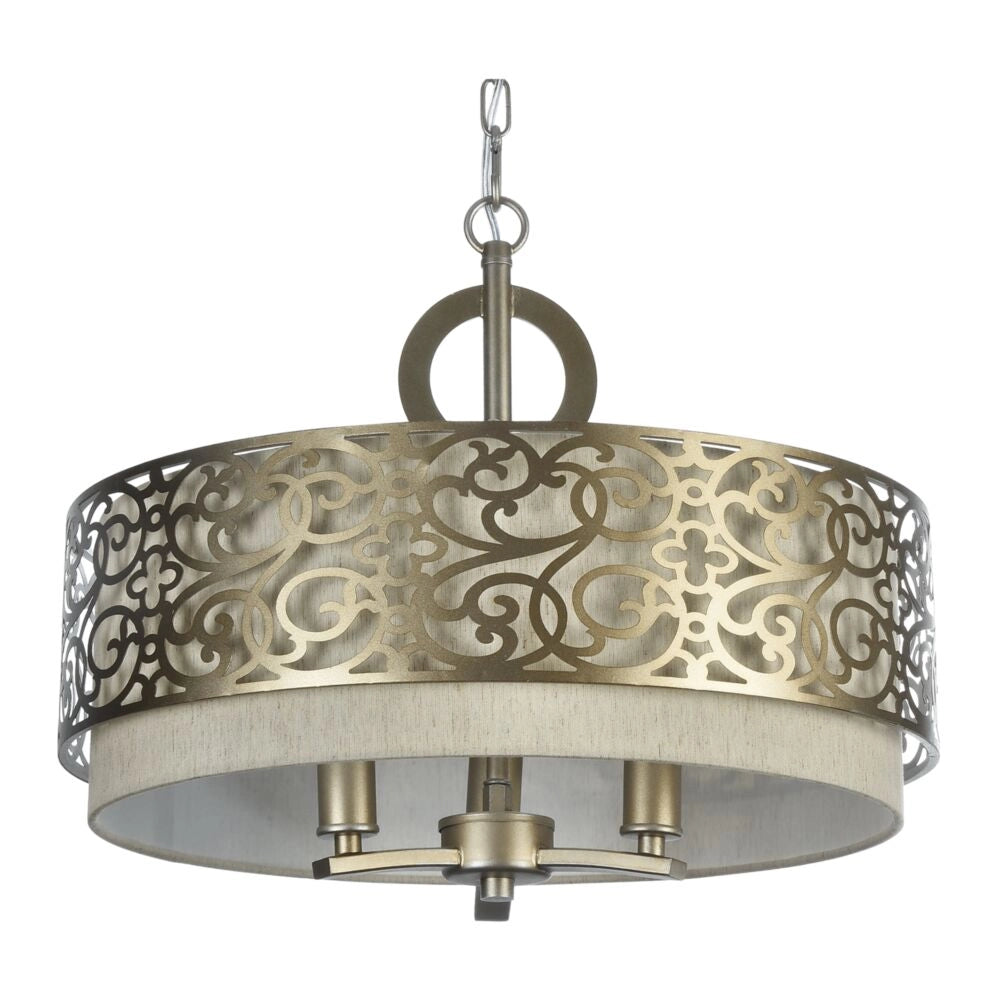 Lampadario Maytoni Venera ottone 3 luci Ø46,4 E14 dimmerabile