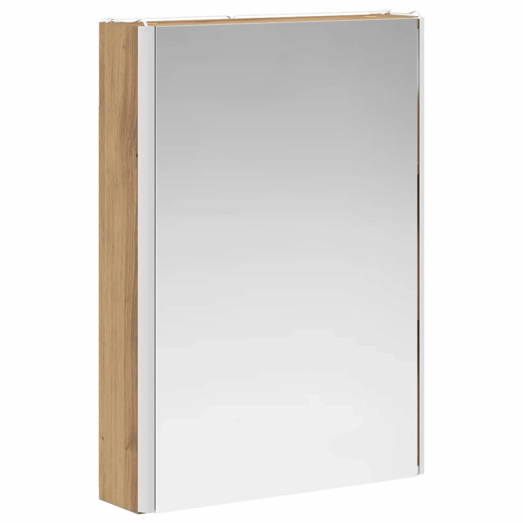 Set di Armadi da Bagno 5 pcs Rovere Artigianale 3406294