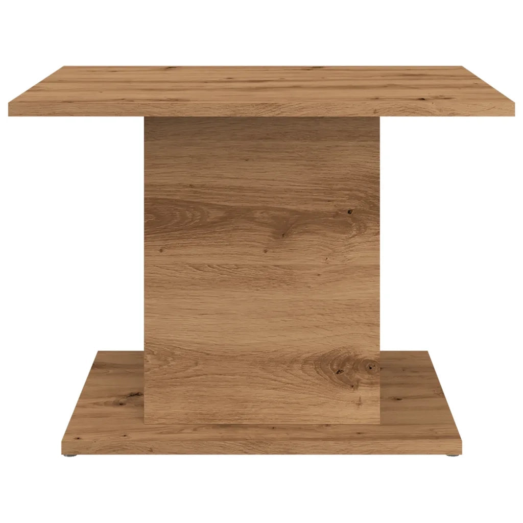 Tavolino salotto | Tavolino da caff¨¨ | Tavolino da Soggiorno Rovere Artigianale 55,5x55,5x40 cm Truciolato