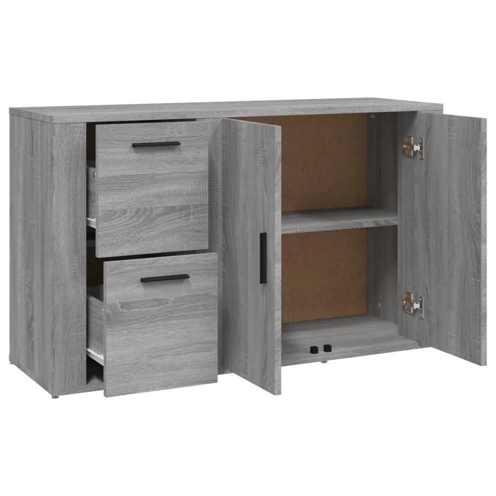 Credenza-Buffet-Armadio da cucina Grigio Sonoma 100x33x59,5 cm in Legno Multistrato