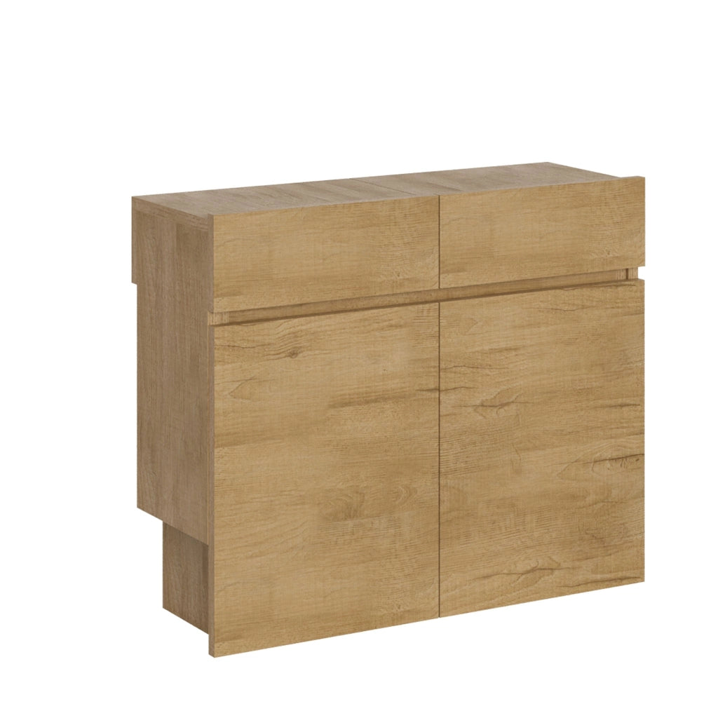 Panche Allungabili Inferiore e Superiore 72-300x26x60 cm Evolve Quercia Natura