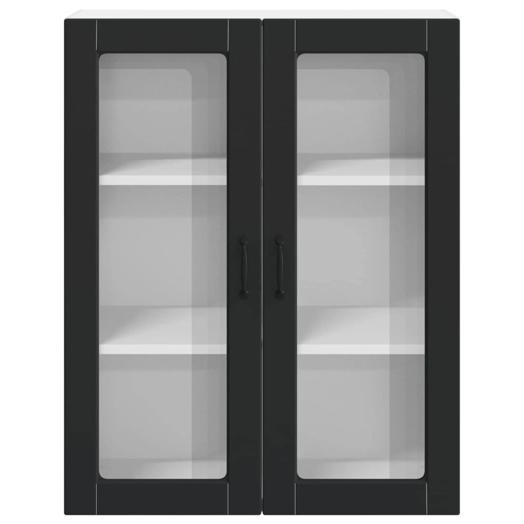 Pensile cucina Lucca Nero 80 x 31 x 100 cm Legno ingegnerizzato 885156