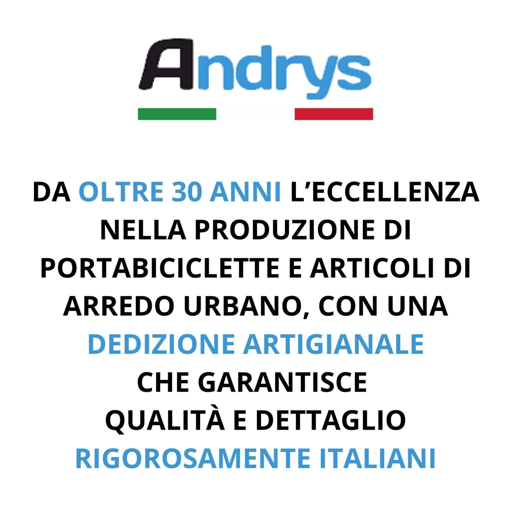 Andrys Cestino Rifiuti Esterno Zincato Argento senza Paletto 26x26x42cm