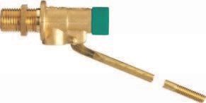 Galleggiante silenzioso in ottone stampato, tipo inglese  1/2" F.A.R.G.