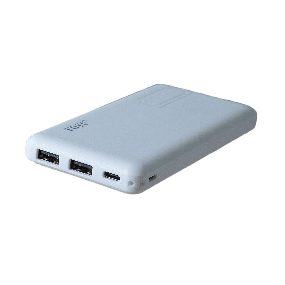 Trade Shop - Power Bank 12000mah 2 Usb Batteria Emergenza Supplementare 2.1a Type-c Fo-6900 -
