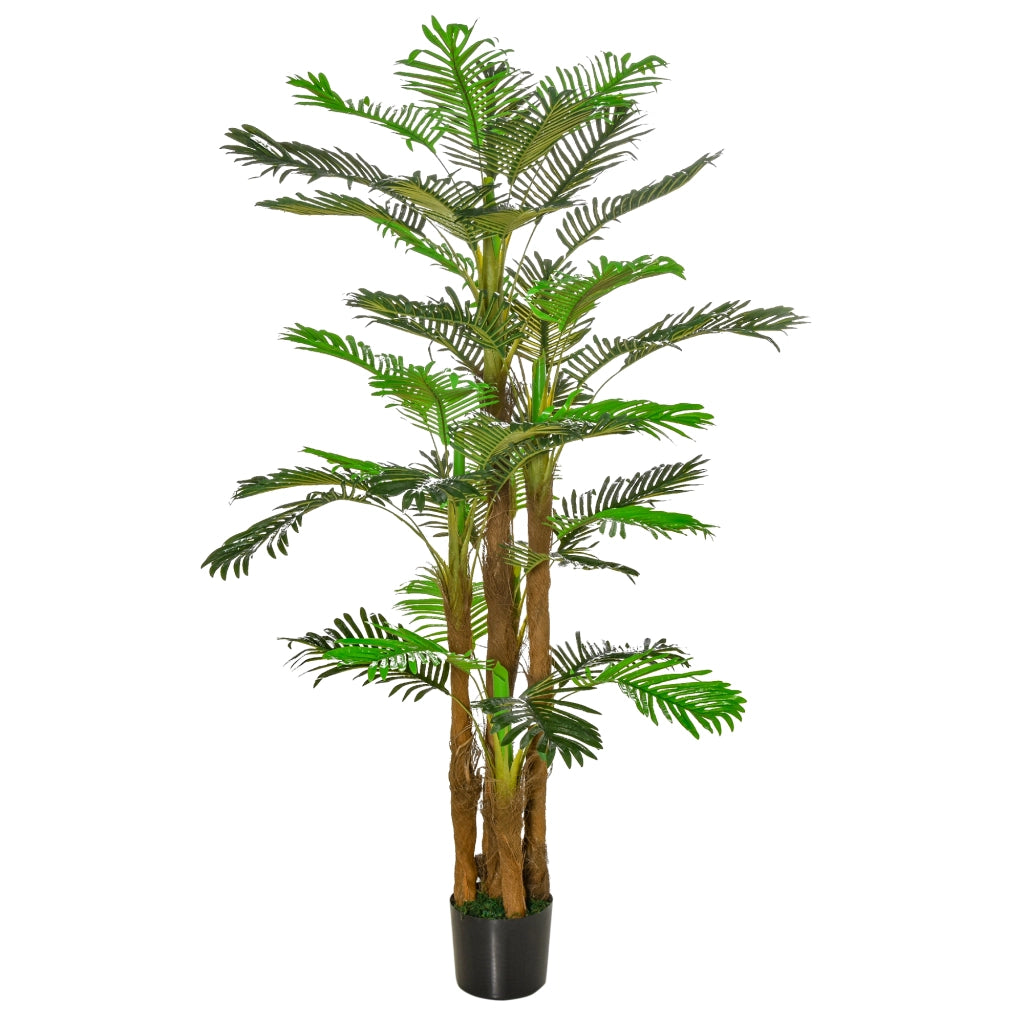 Albero Artificiale Palmier ¨C Zephmum ¨C H185cm Grigio Verde Realistico