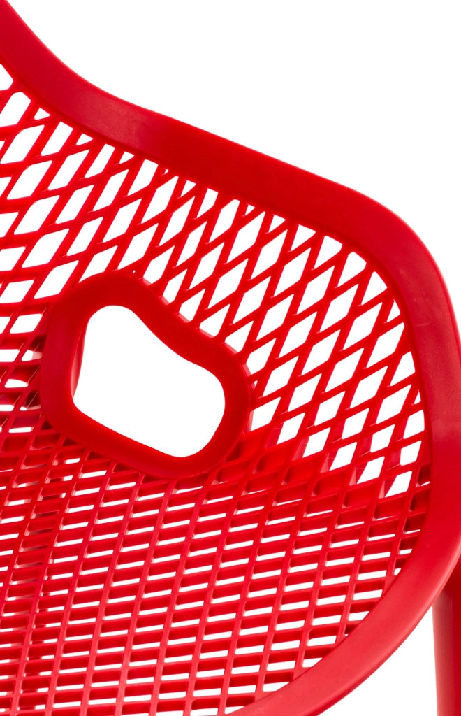 Sedia impilabile XL Air rosso
